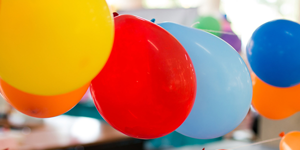 バルーンアート ひねらない風船のお花の飾りの作り方TUNBalloon