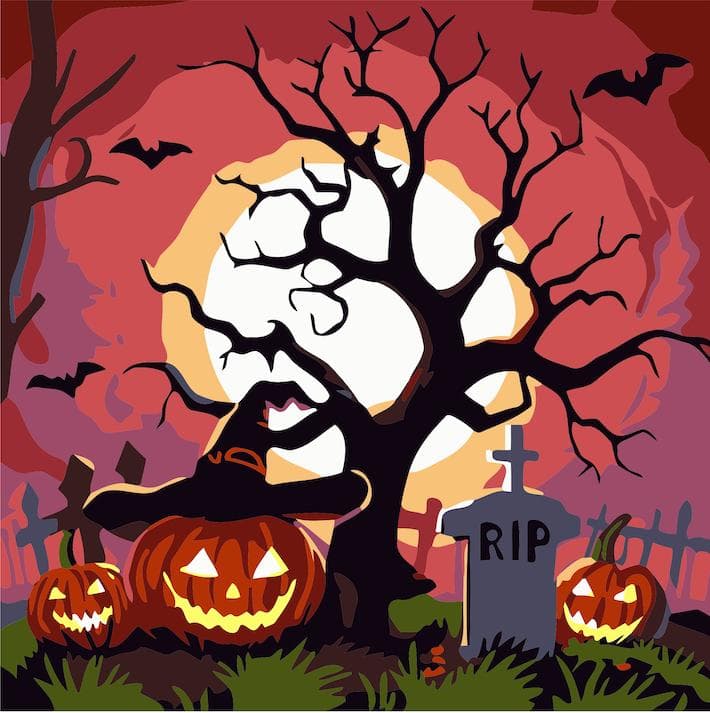 子供のためのハロウィーン フォントです Pumking オレンジ色の文字と数字 ベクトル ストックベクター ©cutelittlethings213854754