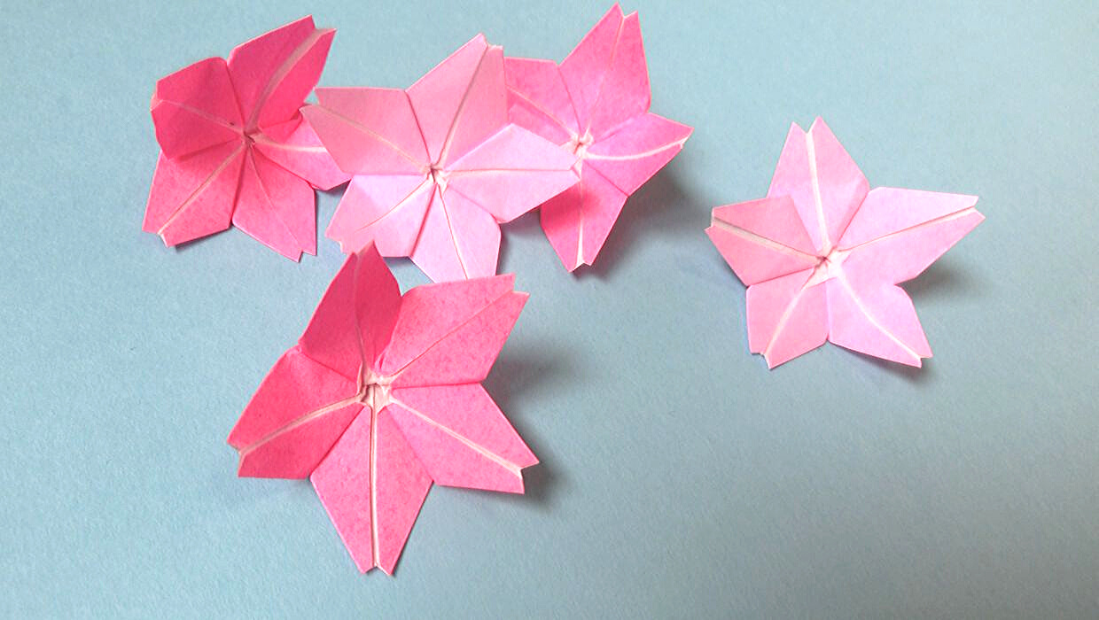 折り紙で雛飾り2021 左近の橘、右近の桜funa_origami