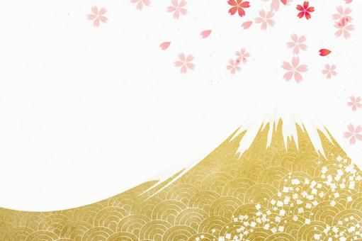 巳年 蛇と富士山とHappy New Year 年賀状イラスト の無料イラストフリーイラスト素材集 ジャパクリップ