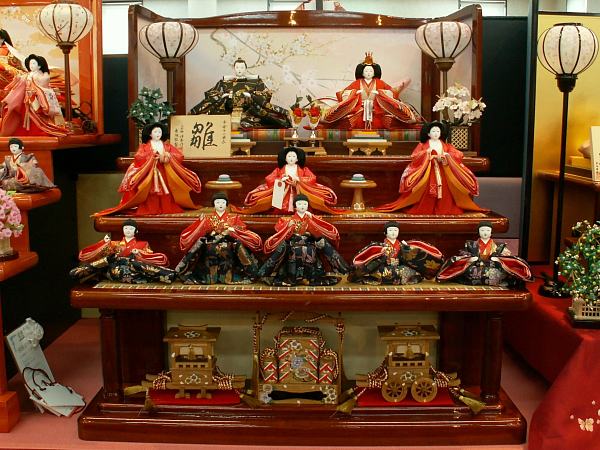 三人官女・五人囃子五色 雛人形・五月人形の原孝洲