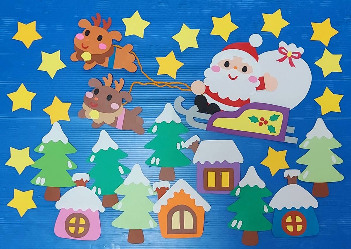 壁面飾り クリスマスリース 保育園の通販 by のん's shopラクマ