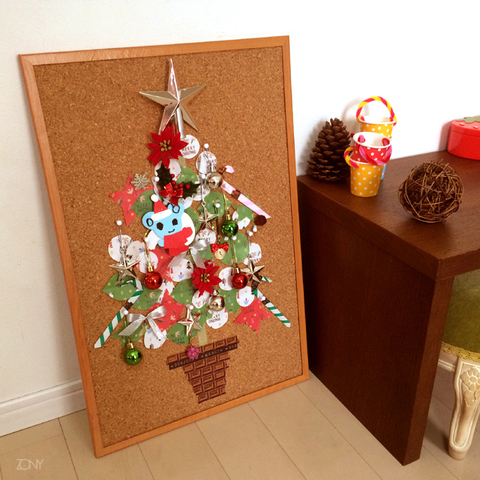かんたん！かわいい！テーブルクリスマスツリーの作り方ベビーカレンダ