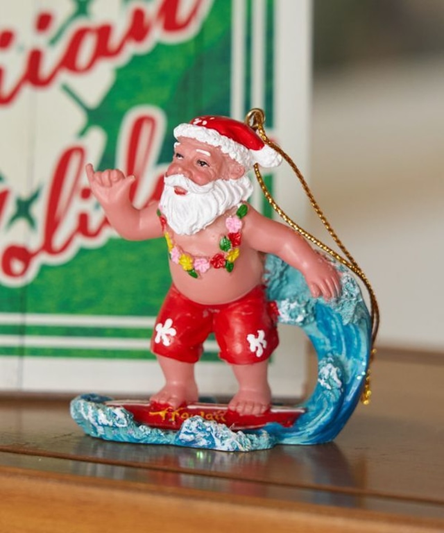 オーナメント サンタ パステルカラー プラサンタ ポップ サーフィン＆バスケット サンタクロース 大きめ スポーツ クリスマス ツリー 飾りchristmas Xmas インテリア 店舗 ユニーク -ミッシュキッシュ - プレゼント＆ギフトのギフトモール