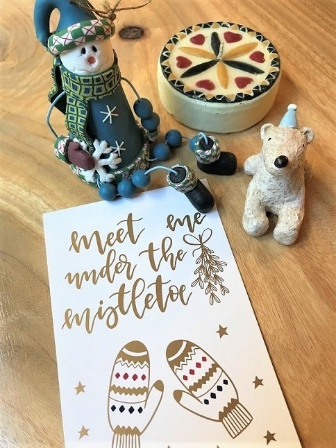 りんごとヤドリギのツリー 雪降るクリスマスFla-co フラコ- フラワーアレンジ作品投稿サイト