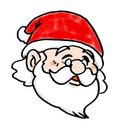 商用フリー・無料イラスト_クリスマス_サンタクロース Santa Claus _全身 - 商用OK!フリー素材集「ナイスなイラスト」