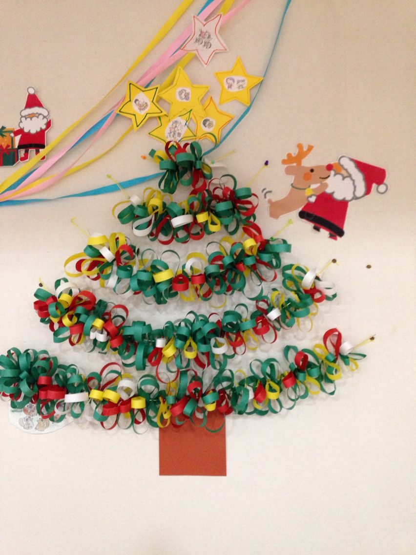 クリスマスツリー手作りおしゃれ壁飾り！DIYアイディア特集ウォールステッカー クリスマス, クリスマス 部屋飾り