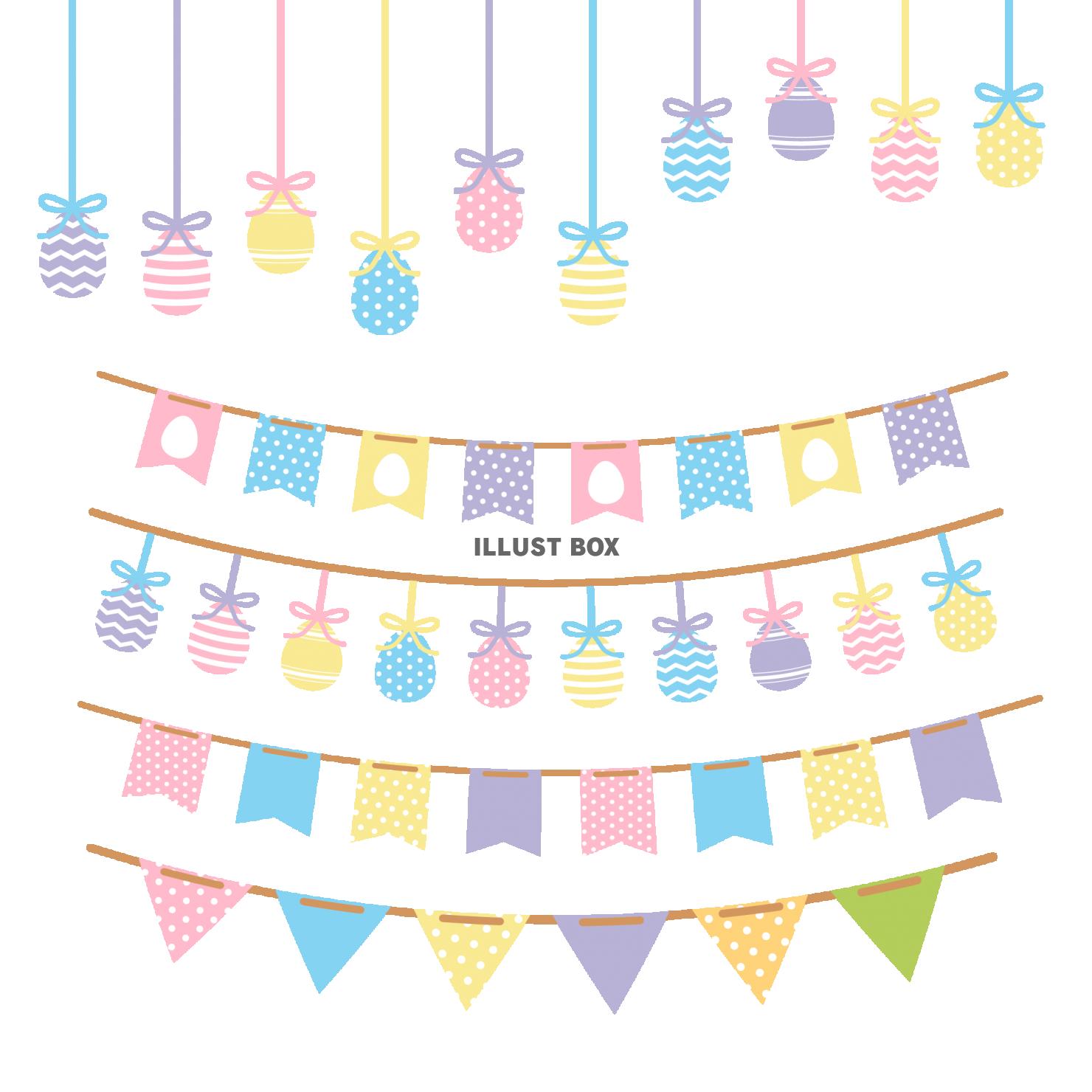 エッグ・ガーランドの写真素材写真素材なら「写真AC」無料 フリー ダウンロードOK