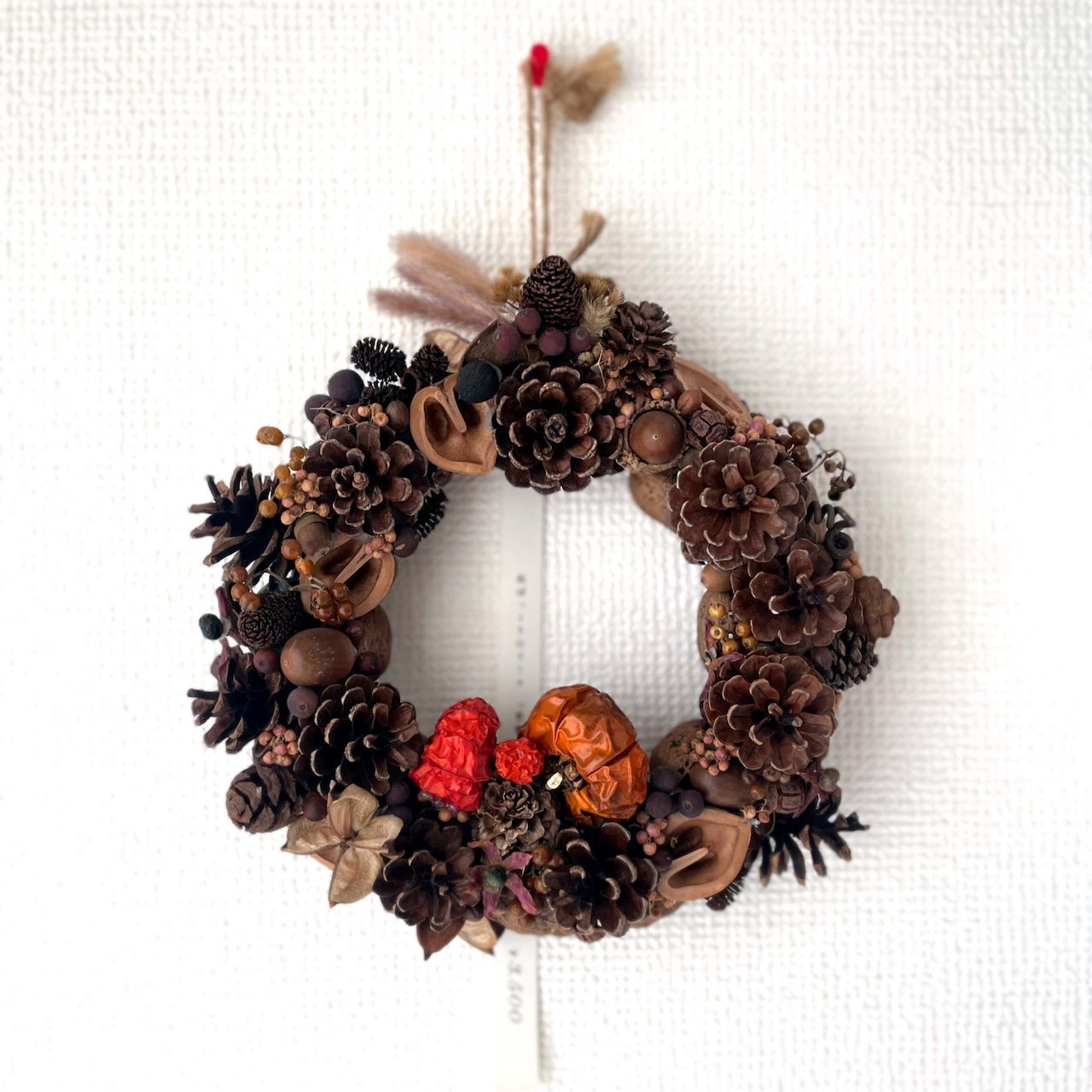 ☆クリスマスリース☆ どんぐり&松ぼっくり^ω^20cm - メルカリ