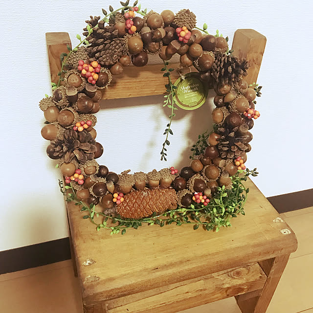 クリスマス製作 どんぐりのオブジェ - もみじ幼稚園