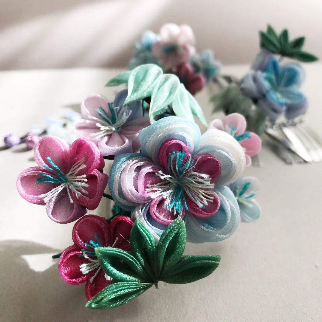 七五三の髪飾りを手作りしよう！「つまみ細工」の和小物アクセサリーの作り方Lakit日和