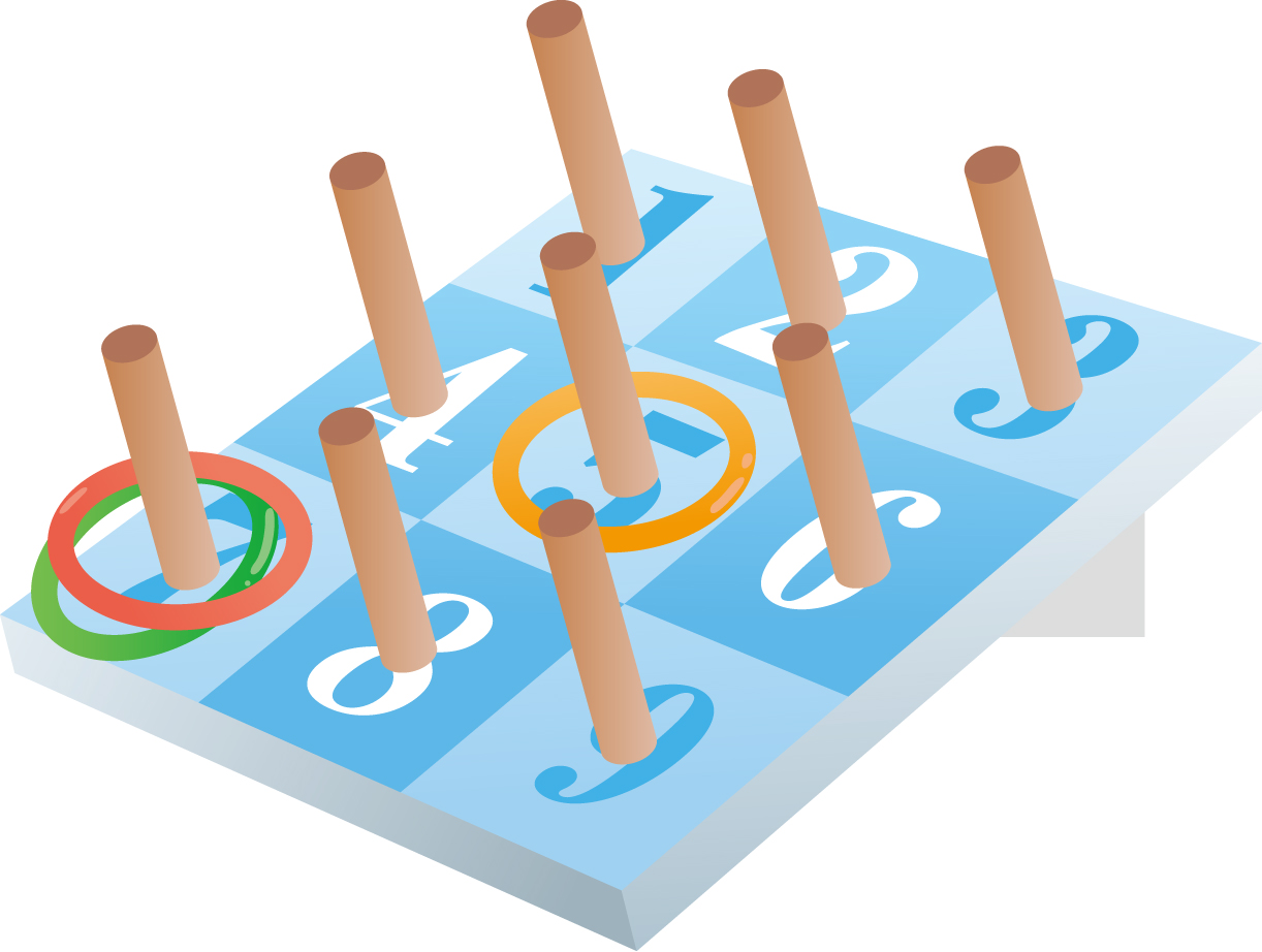 おもちゃ 輪投げ セット ダンボール製 輪っか 土台 収納袋付き レクリエーション 組み立て式 ゲーム 楽天市場300円クーポン配信中 輪投げゲームセットFunsparks 組み立て簡単 送料無料 : パームスアメリカ