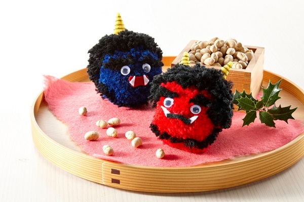 親子で作ってあそぼう！紙袋鬼で豆まき鬼退治ゲーム遊び♪つづる