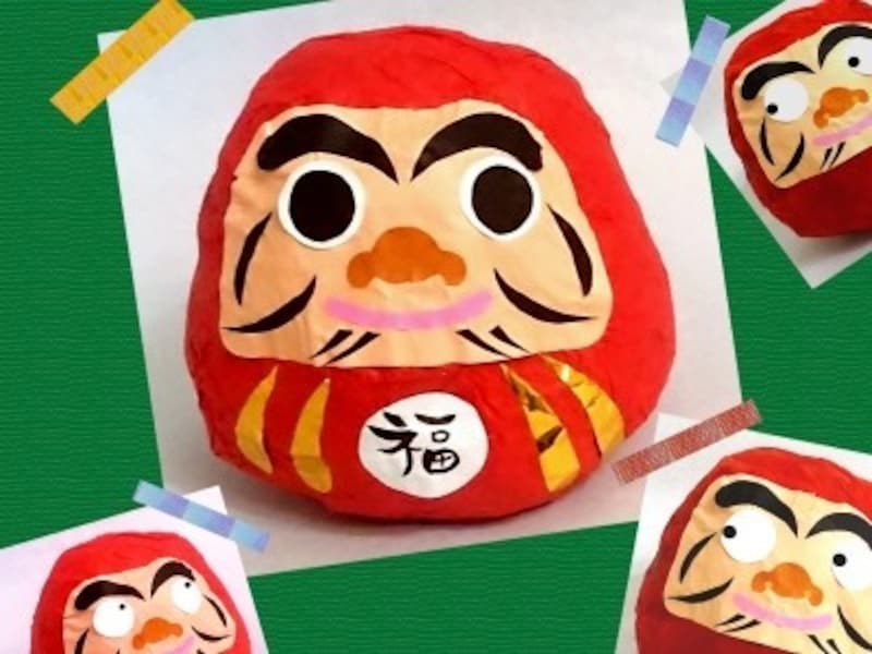 毛糸玉で作る 門松アレンジメントの作り方How to make Japanese style new year decoration