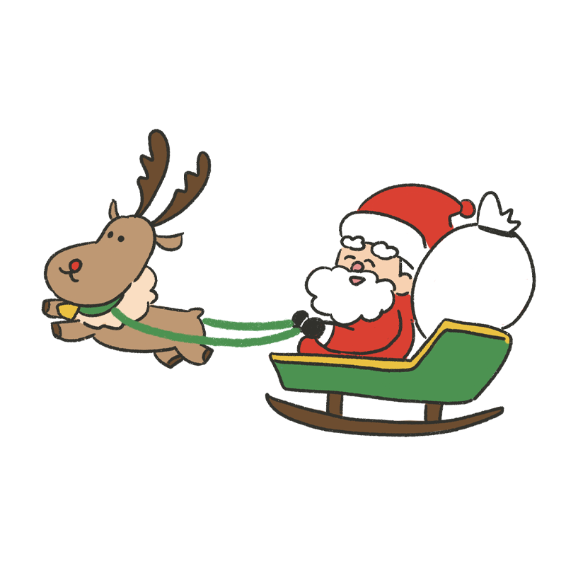 サンタクロースのフリーイラストかわいいフリーアイコン・イラストの無料素材サイトフリーペンシル