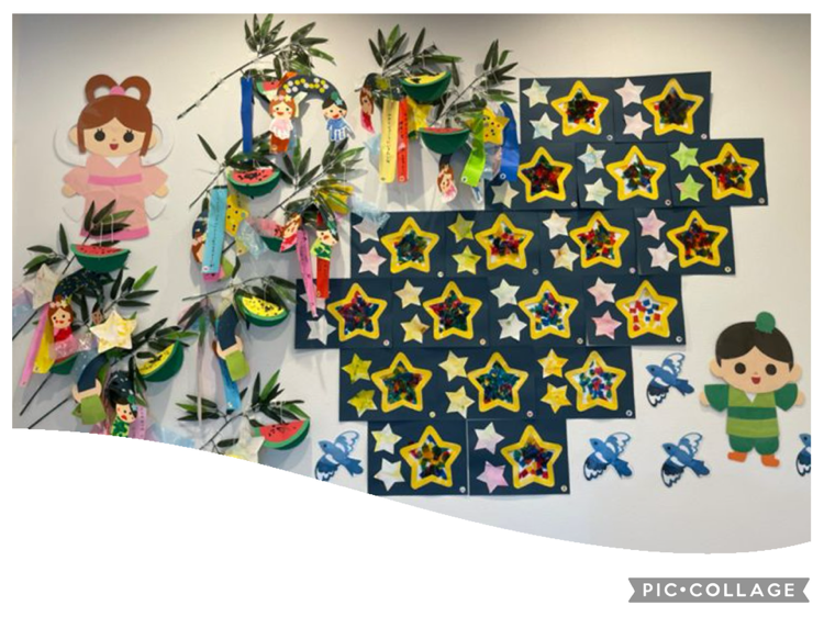 七夕飾りにぴったりな折り紙の星☆3種類の星でかわいい飾りつけ