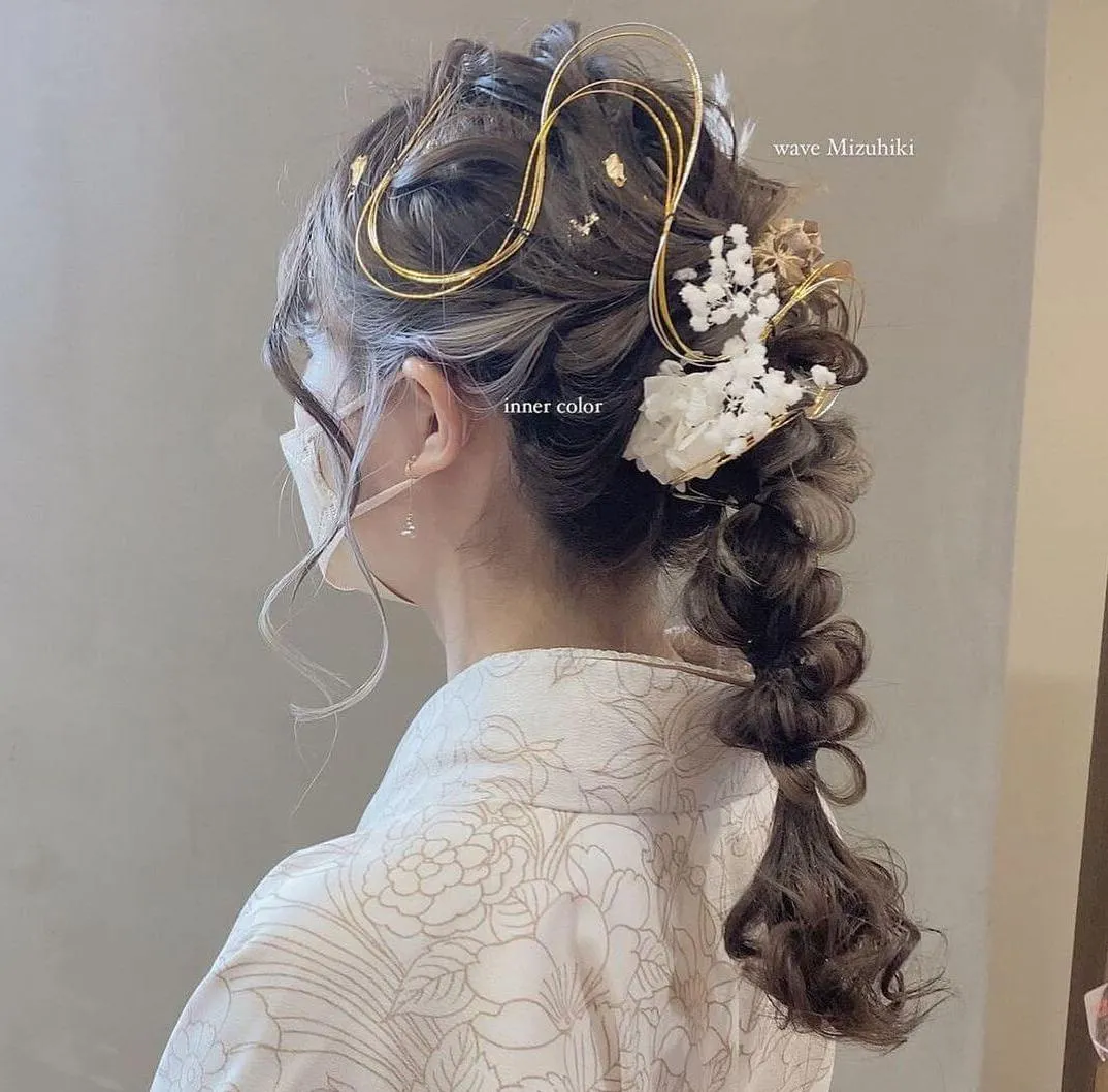 ２０１９年成人式ヘアアレンジ ミディアムSUPER CUT 元町店 スーパーカットモトマチテン のヘアスタイル美容院・美容室を予約するなら楽天ビューティ