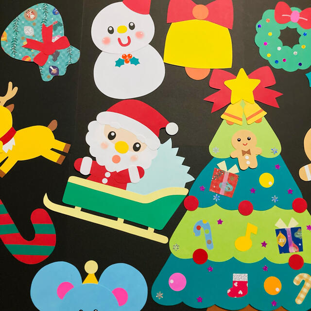 簡単手作りクリスマス飾り 画用紙,折り紙とプルタブでサンタクロースのオーナメントの作り方 子供と楽しむ100均クリスマス工作♪雪見日和