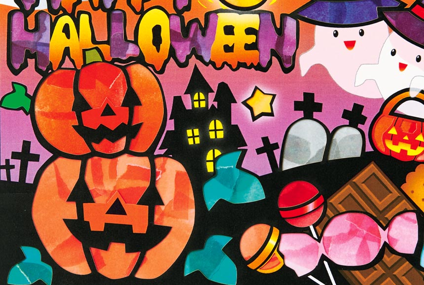 切り紙 ハロウィン 簡単 切り紙の作り方 子ある日和