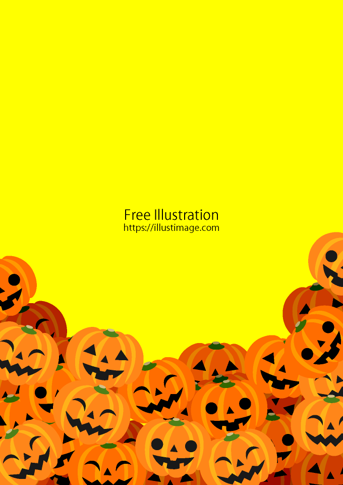 ハロウィン・垂れたような背景の白黒フレーム飾り枠イラスト無料イラスト かわいいフリー素材集 フレームぽけっと