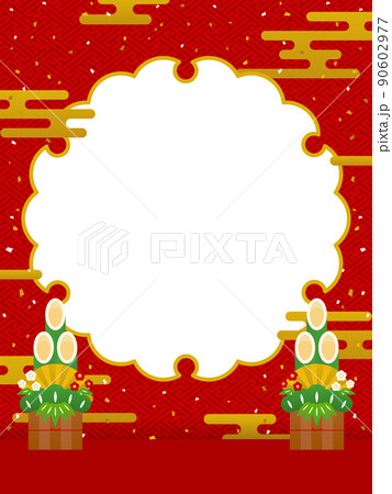 フレーム枠 和 縦の写真素材写真素材なら「写真AC」無料 フリー ダウンロードOK