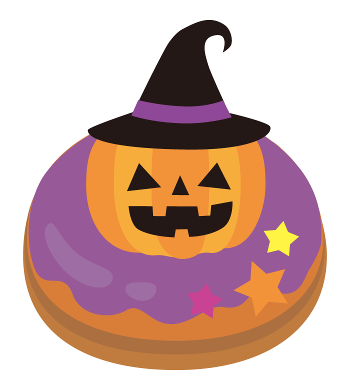 ハロウィンのイラストNo.023『かわいいカボチャ』 無料のフリー素材集 花鳥風月