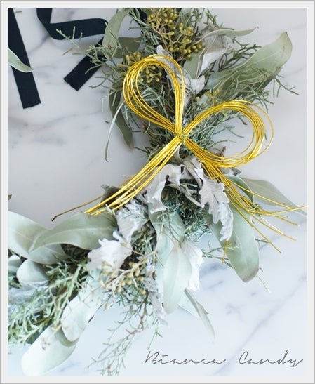 フローラルビジョン胡蝶蘭お正月スワッグ アーティフィシャルフラワー 造花しめ縄 お正月飾りお正月飾り 水引 『