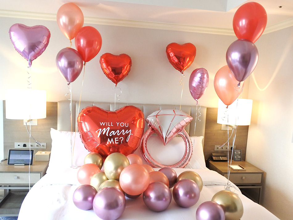 京都 特別な日のためのバルーンデコレーションを飾り付けしてくれる ホテルニコリギフト
