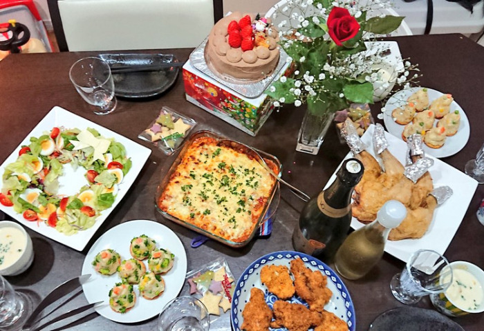 おうちごはん クリスマスディナー2018 北欧ヴィンテージのうつわやキャンドルでテーブルコーデ♪ : 10年後も好きな家 家時間が好きになる「家事貯金」＆北欧インテリアPowered by ライブドアブログ