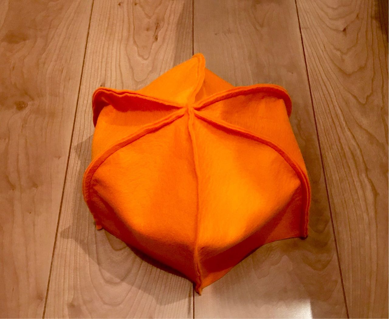 ハロウィン仮装に！かぼちゃの帽子 ベレー帽 の作り方 無料型紙nunocoto fabric