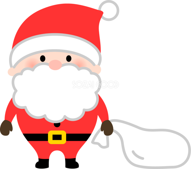 可愛いサンタさんのイラスト - サンタ イラスト 無料 - Free Transparent PNG Clipart Images Download