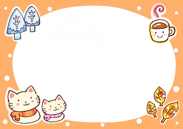 冬フレーム枠イラスト無料フリー素材Good