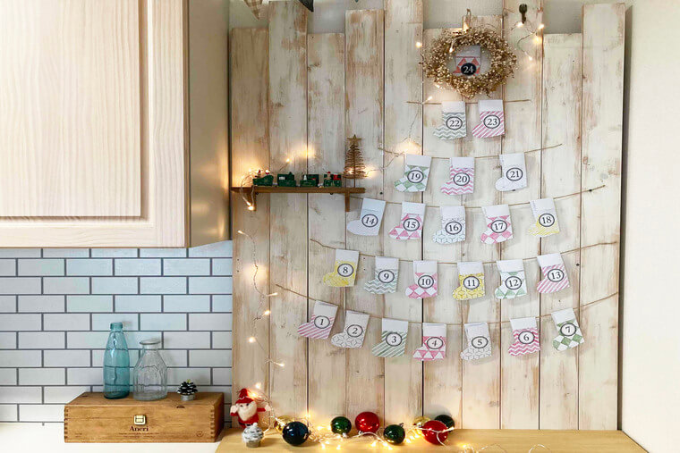 クリスマスまであと少し。アドベントカレンダーの作り方とアイデア集Craftie Style