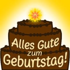 Vetor Alles Gute zum Geburtstag Deutsch German Happy birthday greeting carddo StockAdobe Stock