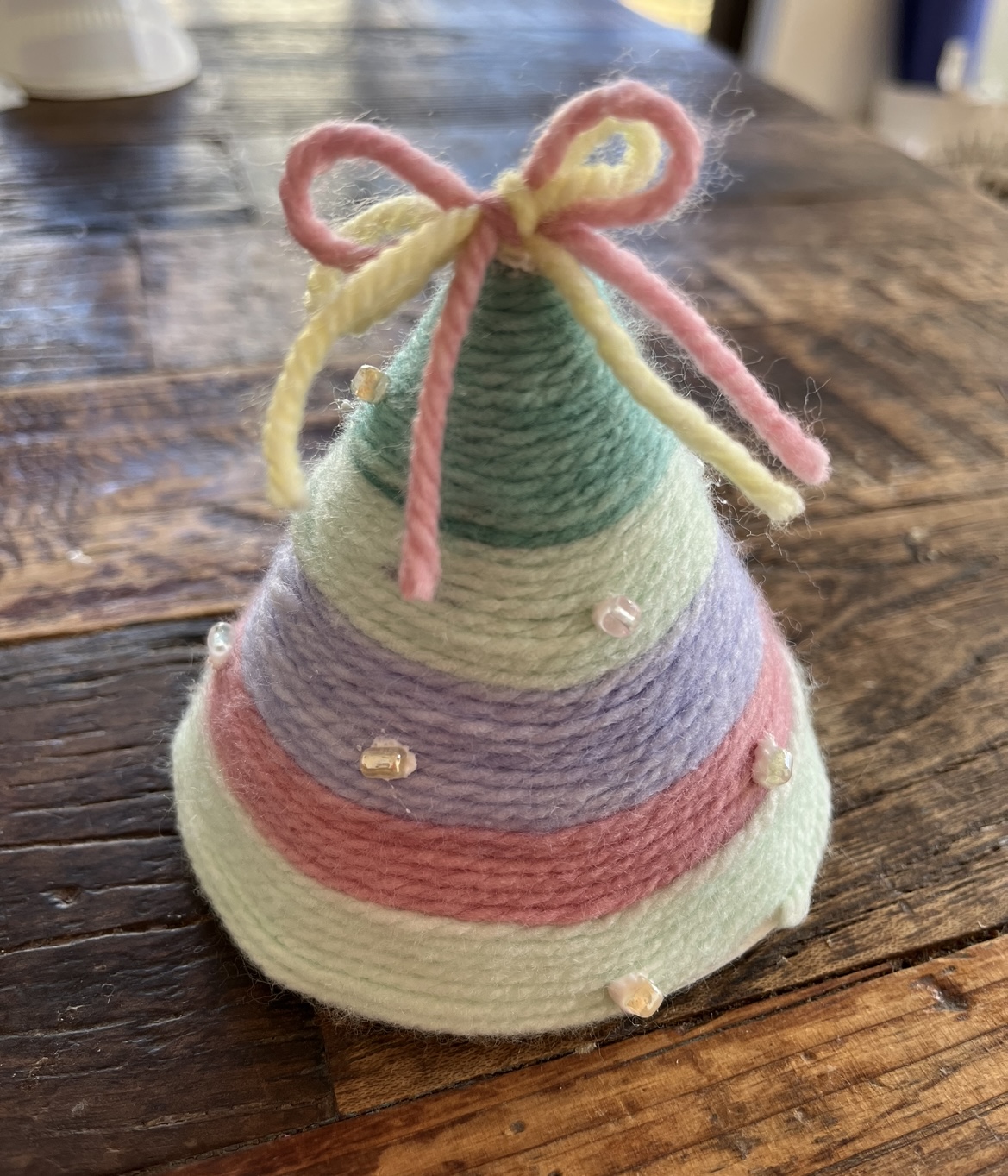 毛糸を使って「クリスマスツリー」を手作り！ 100均グッズで簡単工作♬ 子供向けイベント企画、キッズワークショップ運営株式会社ピコトン