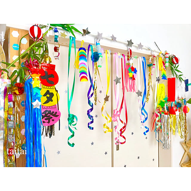 壁面飾り 夏 7月 8月 夏祭り 切り絵 maru.壁面工房 通販 10095788Creema クリーマ