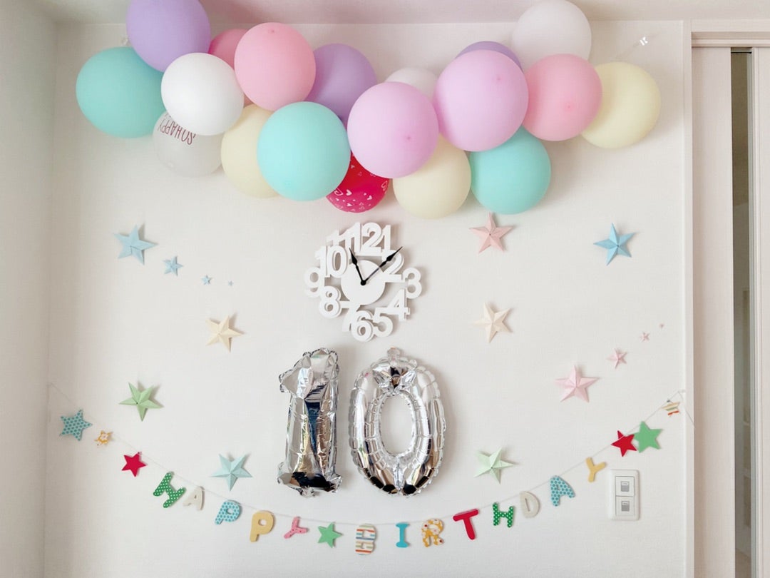 セリア・ダイソー ALL100均♡15分で作れる誕生日飾り