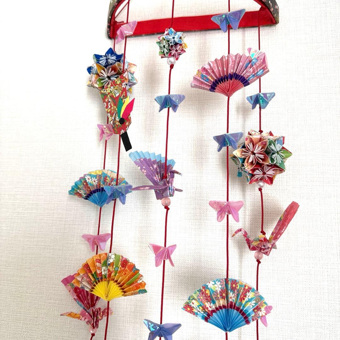 壁面飾り 3月 ひな祭り ガーランド 4列 ラミネート済