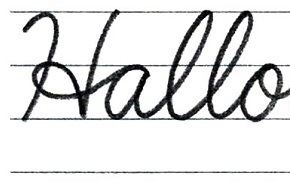 筆記体で書こう ”Happy Halloween” in cursive