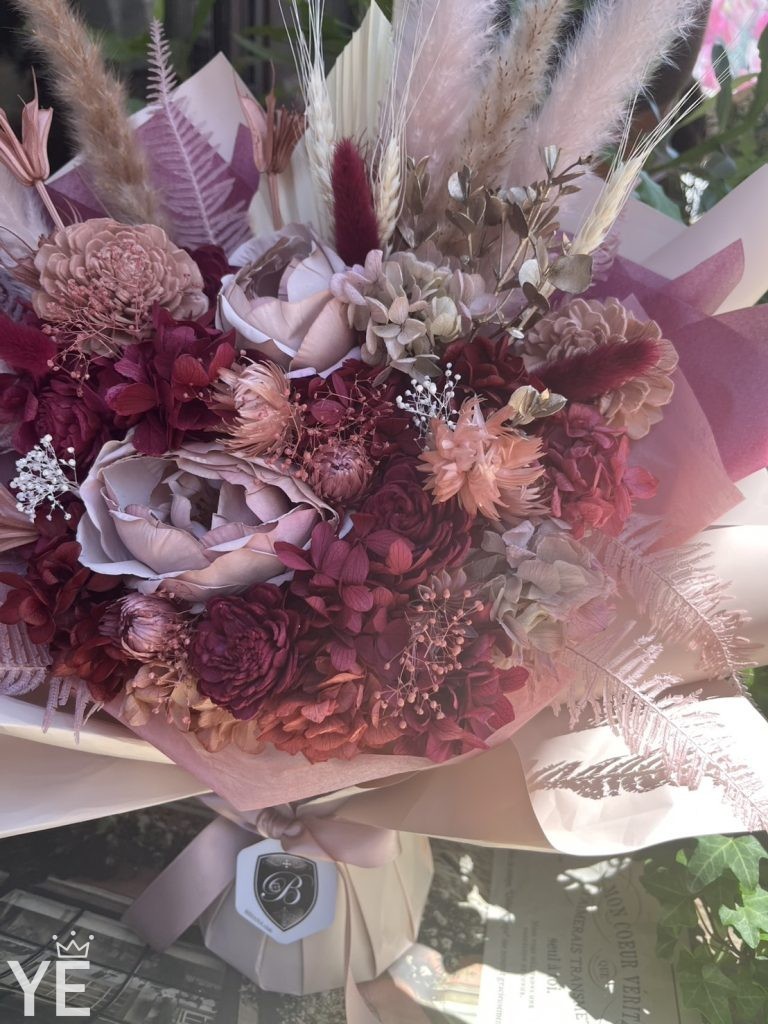 両親贈呈用花束ブライダルユニーク