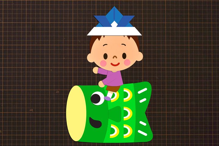 型紙を保育の便利なフリー素材 5月の壁面無料ダウンロード！wosawosa