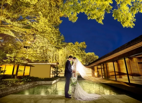 外国人カップルも神前結婚式和装の着付け・レンタル衣装・七五三・成人式の着付けはブライダルカ・レーンへ