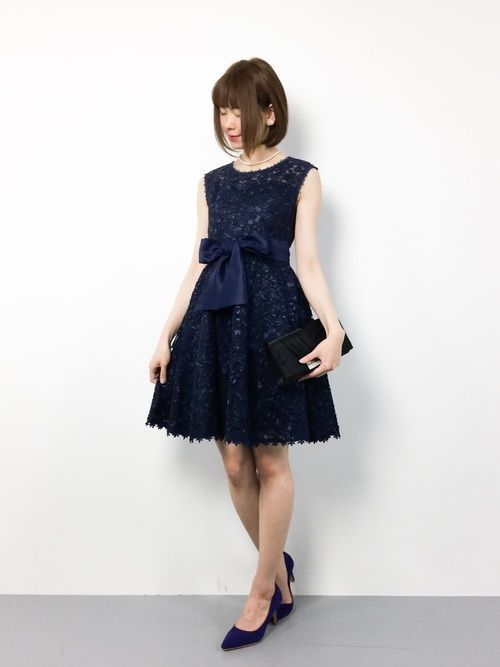 ネイビーワンピース10選 201930代40代レディースファッションDomani