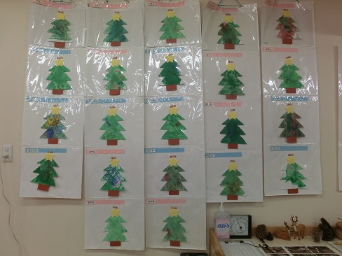 12月の壁面製作 - きらきら保育園
