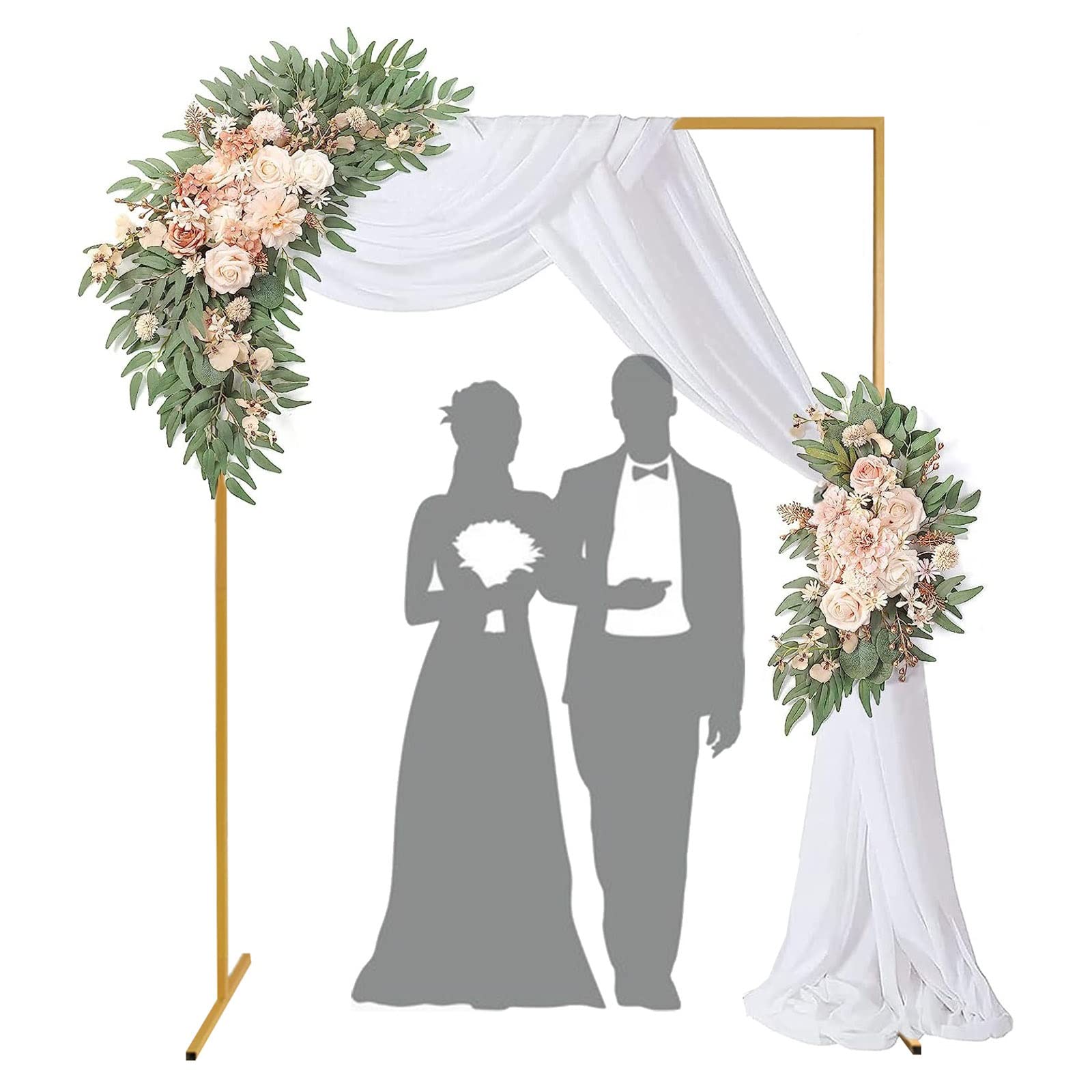 111個 DIY・工具・ガーデン 金属製ウェディングアーチフレームセット セレモニーやパーティーの装飾