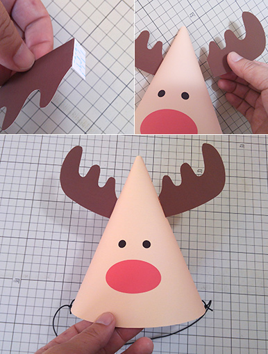 トナカイパーティーハットの作り方＜クリスマス演出手作りアイデア＞Happy Birthday Project ハピバ