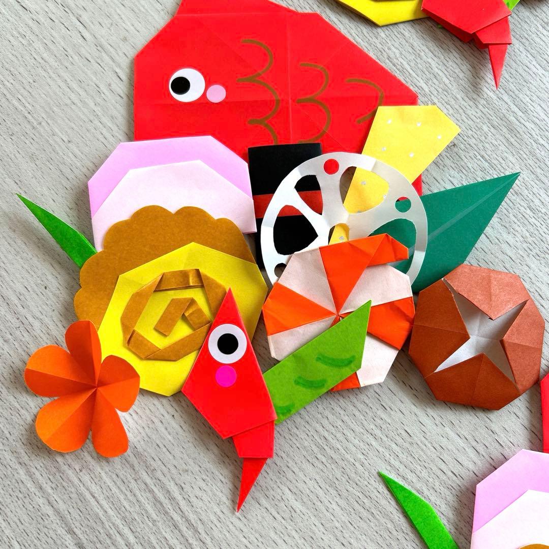 お正月の飾り」を折り紙で手作り！子供でも簡単な折り方7選手作りラッピング
