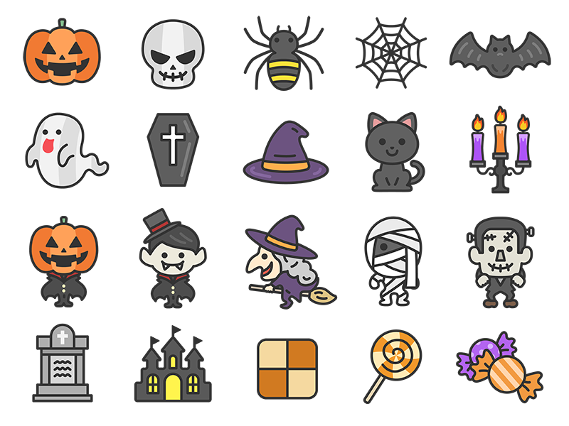無料で使える！ハロウィンのかわいいイラストおすすめ素材集介護アンテナ