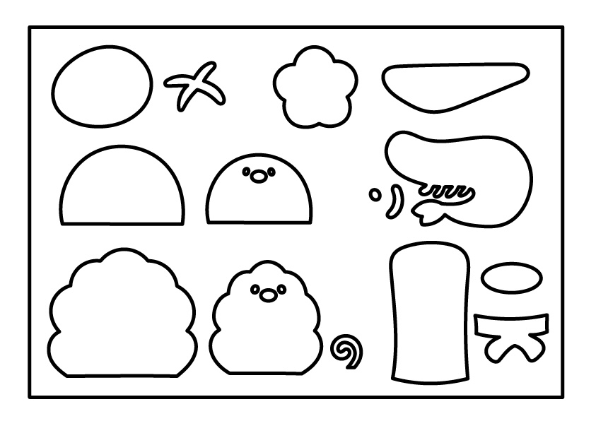 幼稚園＆保育園 お正月 壁面飾り 型紙や手作り工作 壁面装飾製作