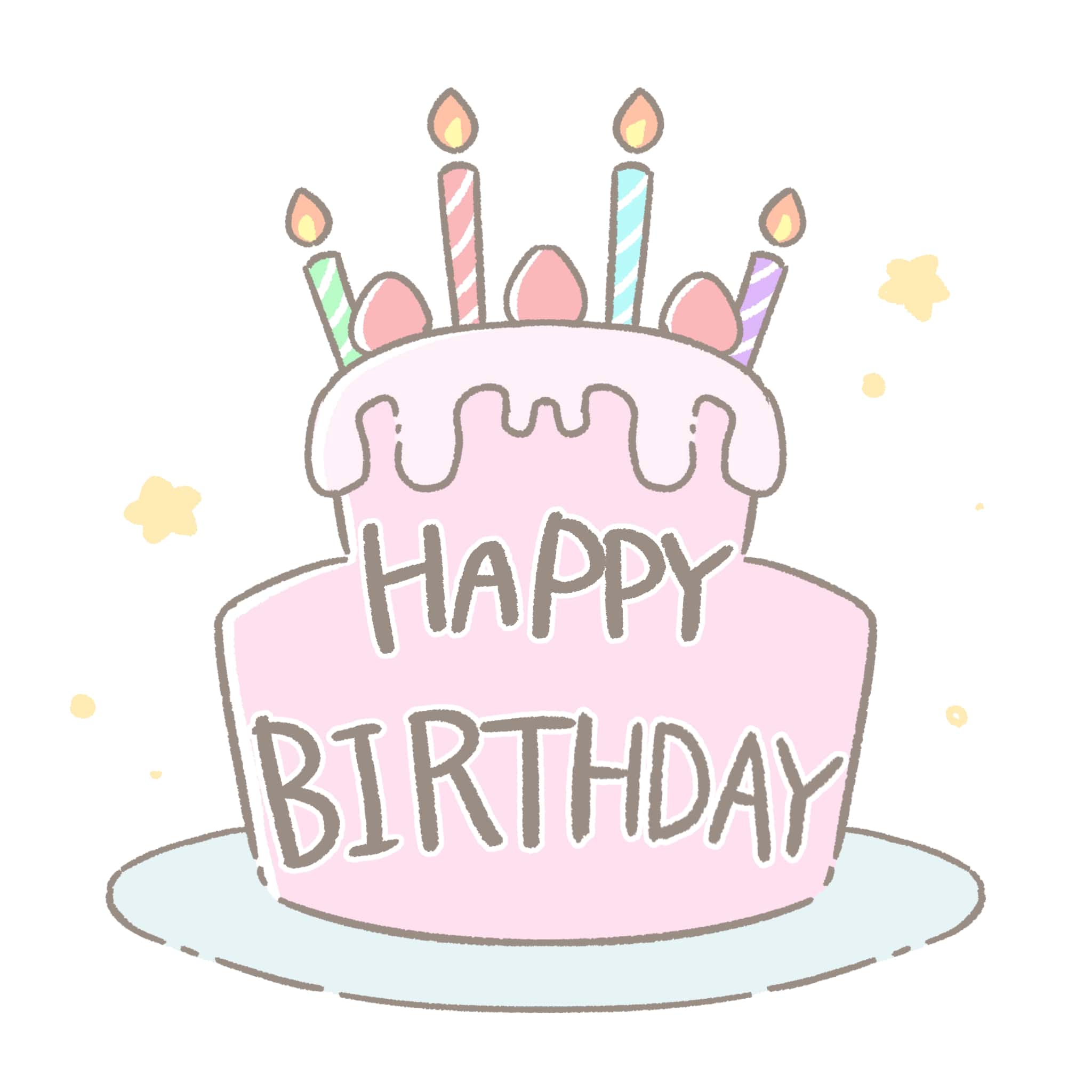 手書き誕生日無料テンプレートデザイン。イラストや画像付きも豊富 - Canva キャンバ